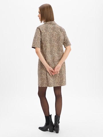 Liu Jo Shirt Dress 'Makura' in Brown