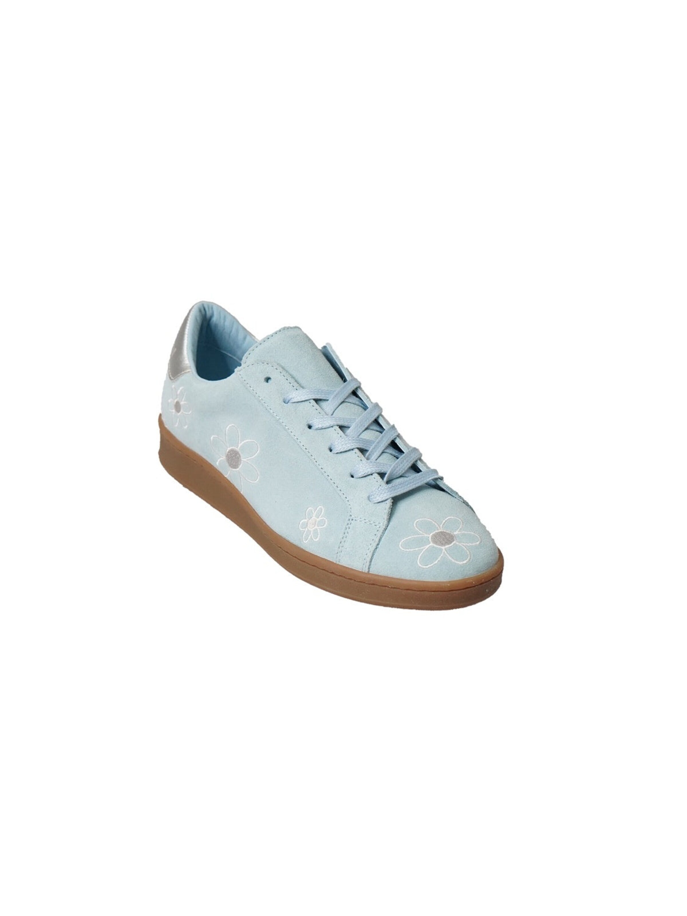 Yoxeone Schnürschuh 'Bloomé'‌‌‌‌‌ in Blau: Vorderseite