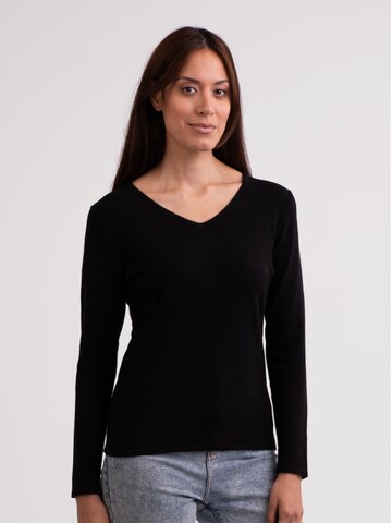 Pullover di CASH-MERE.CH in nero: frontale
