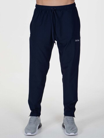 Divina Slimfit Sporthose 'Ultra' in Blau: Vorderseite