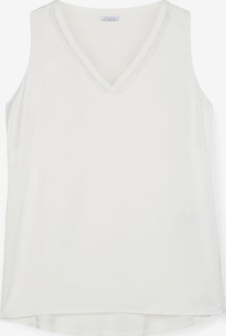 Fiorella Rubino Top in Wit: voorkant