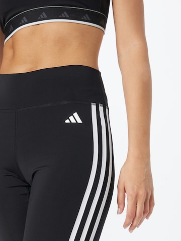 ADIDAS PERFORMANCE Zvonový Sportovní kalhoty 'Essentials' – černá