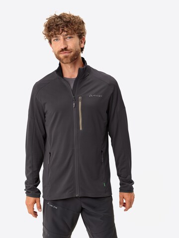 VAUDE Funktionele fleece-jas 'Elope' in Zwart: voorkant