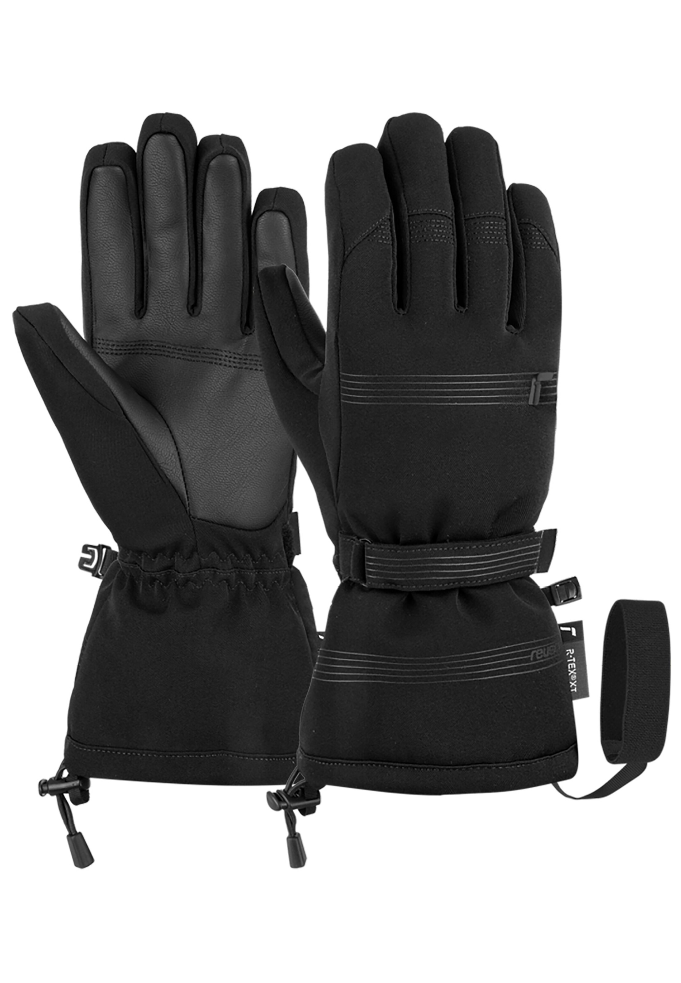 REUSCH Fingerhandschuhe 'Cozy Down' in Schwarz: Vorderseite