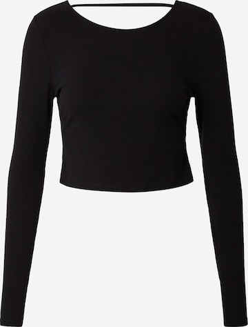 ABOUT YOU x Laura Giurcanu Shirt 'Liya' in Black: front