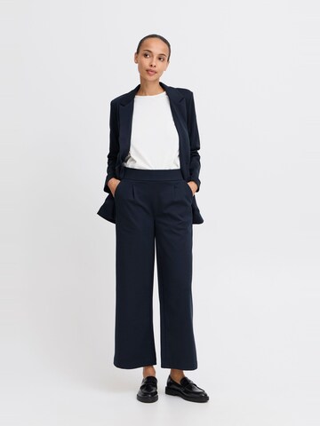 Regular Pantalon de sport ' BYRIZETTA WIDE PANTS CROPPED ' b.young en bleu