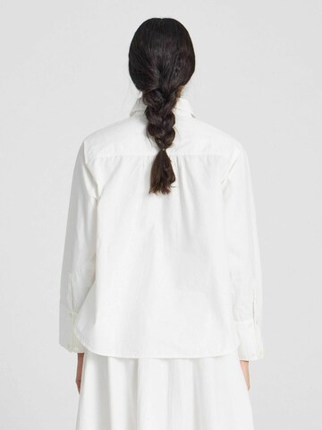 Chemisier 'Flora' Gai+Lisva en blanc