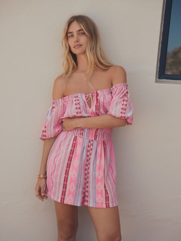 Next Jumpsuit in Pink: front