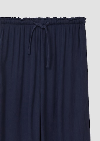 s.Oliver Wide leg Broek in Blauw
