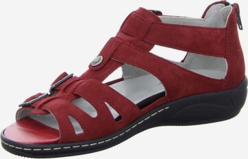 WALDLÄUFER Sandals in Red: front