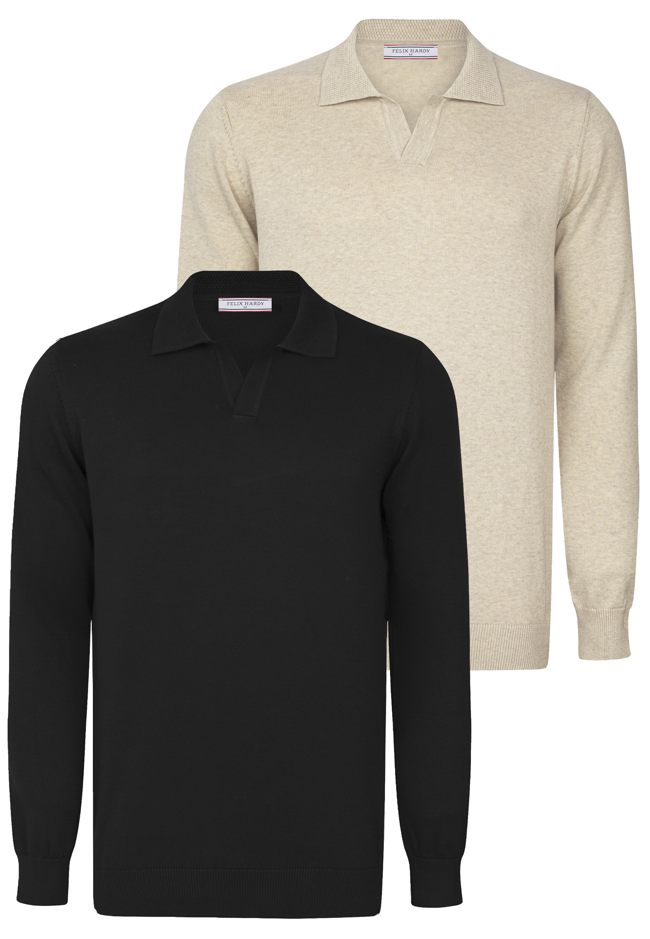 Felix Hardy Πουλόβερ σε μπεζ / μαύρο, Άποψη προϊόντος