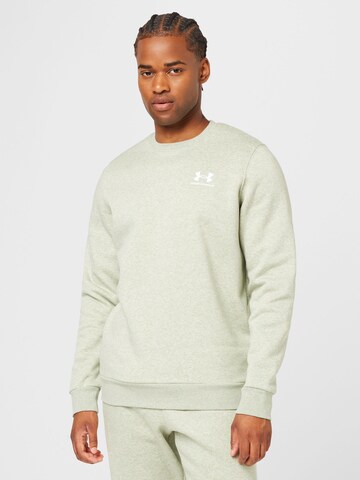 UNDER ARMOUR Спортивный свитшот в Зеленый: спереди