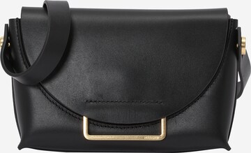 AllSaints - Bolso de hombro 'FRANCINE' en negro: frente