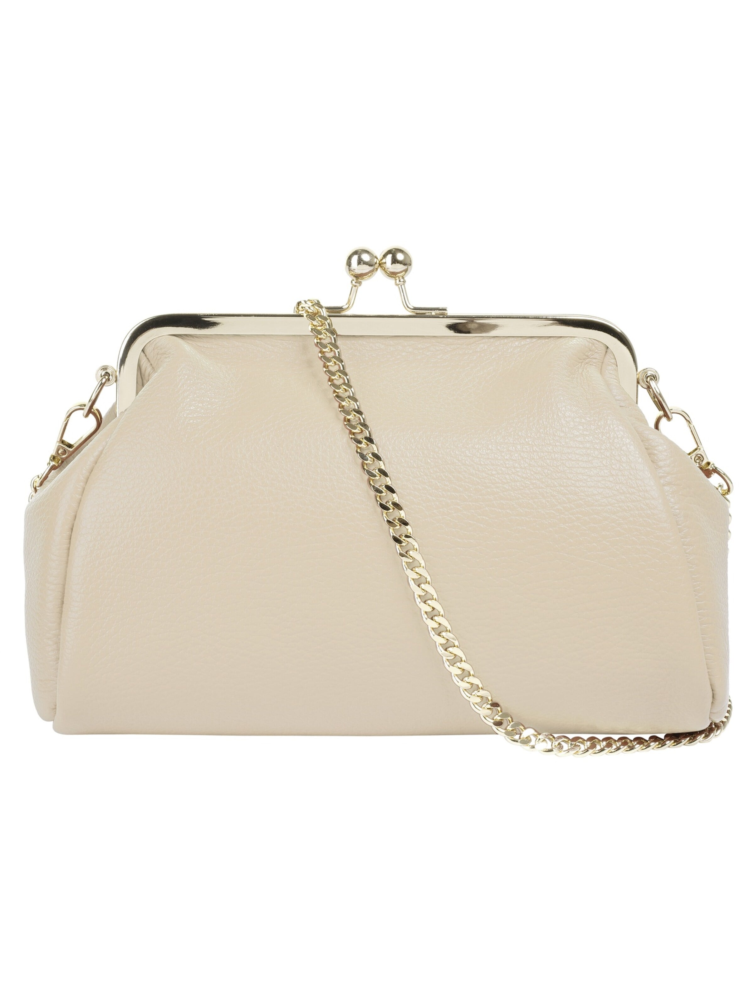Cluty Clutch‌‌‌ in Beige: Vorderseite