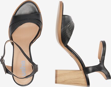 Usha Strap Sandals in Black