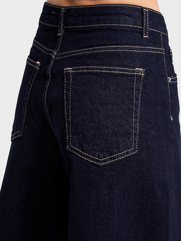 Wide Leg Jean 'Palazzo High Rise Jeans' IT'S BASIC en bleu