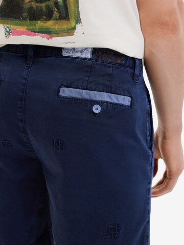 Desigual - Regular Calças chino 'Seul' em azul