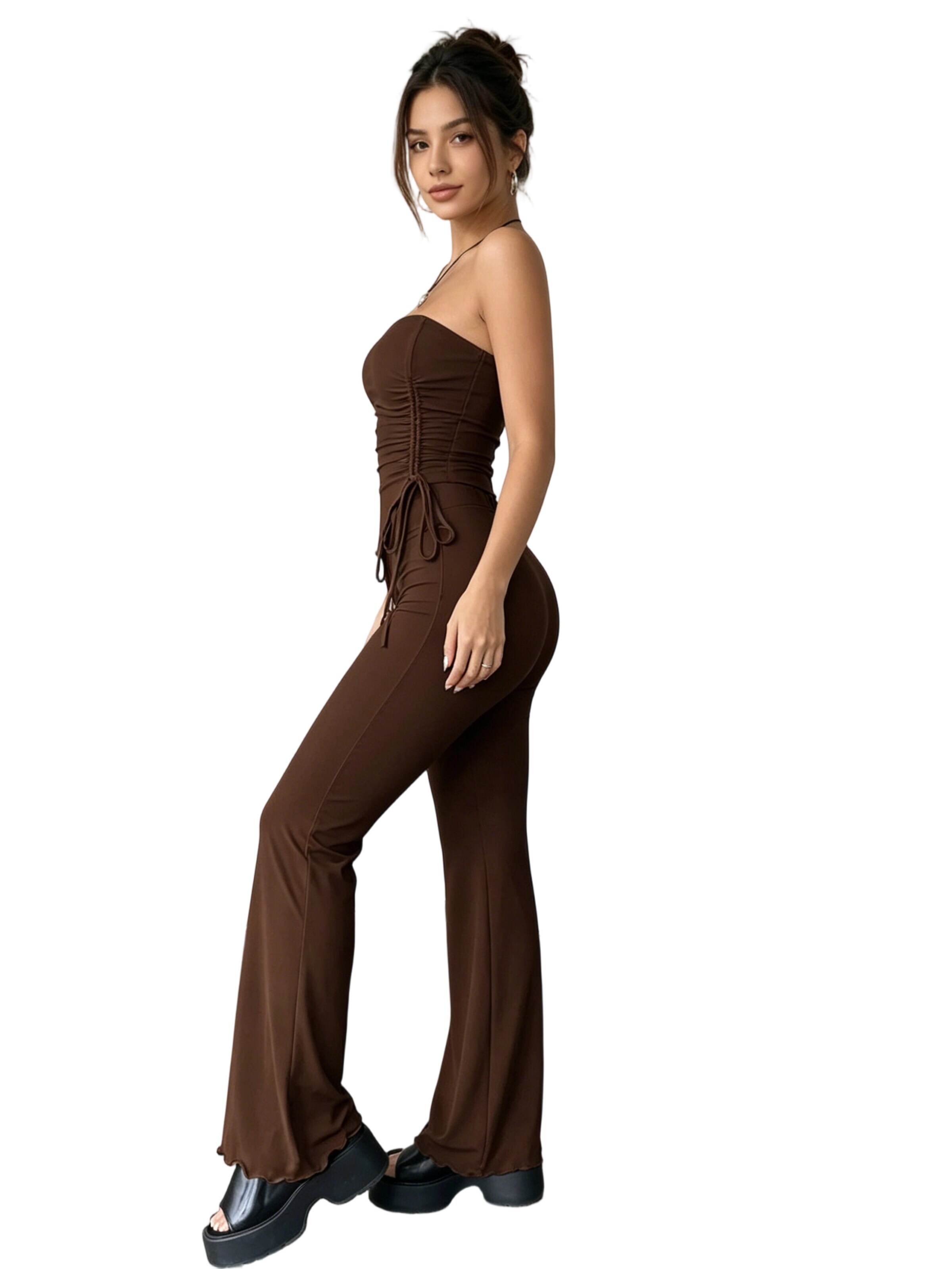 Yesfashion Suit in Brown