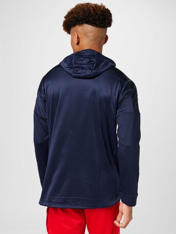 ADIDAS SPORTSWEAR Sportsweatjacke 'Workout Warm ' in Blau