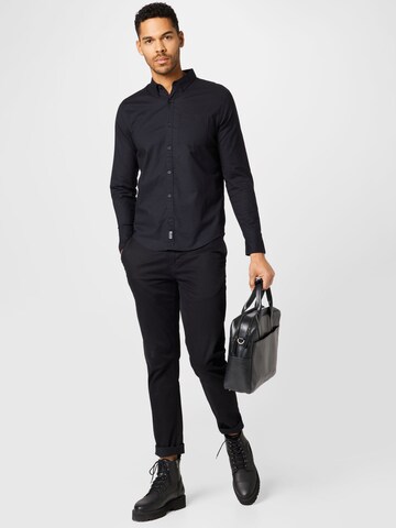 HOLLISTER Regular Fit Hemd in Schwarz