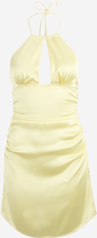 NA-KD Koktejlové šaty – žlutá: přední strana