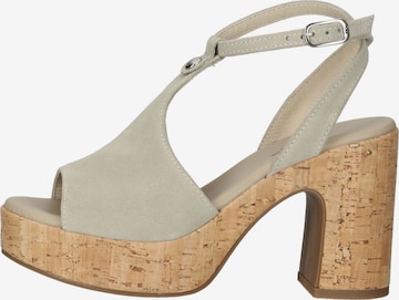 Nero Giardini Sandalen met riem in Beige