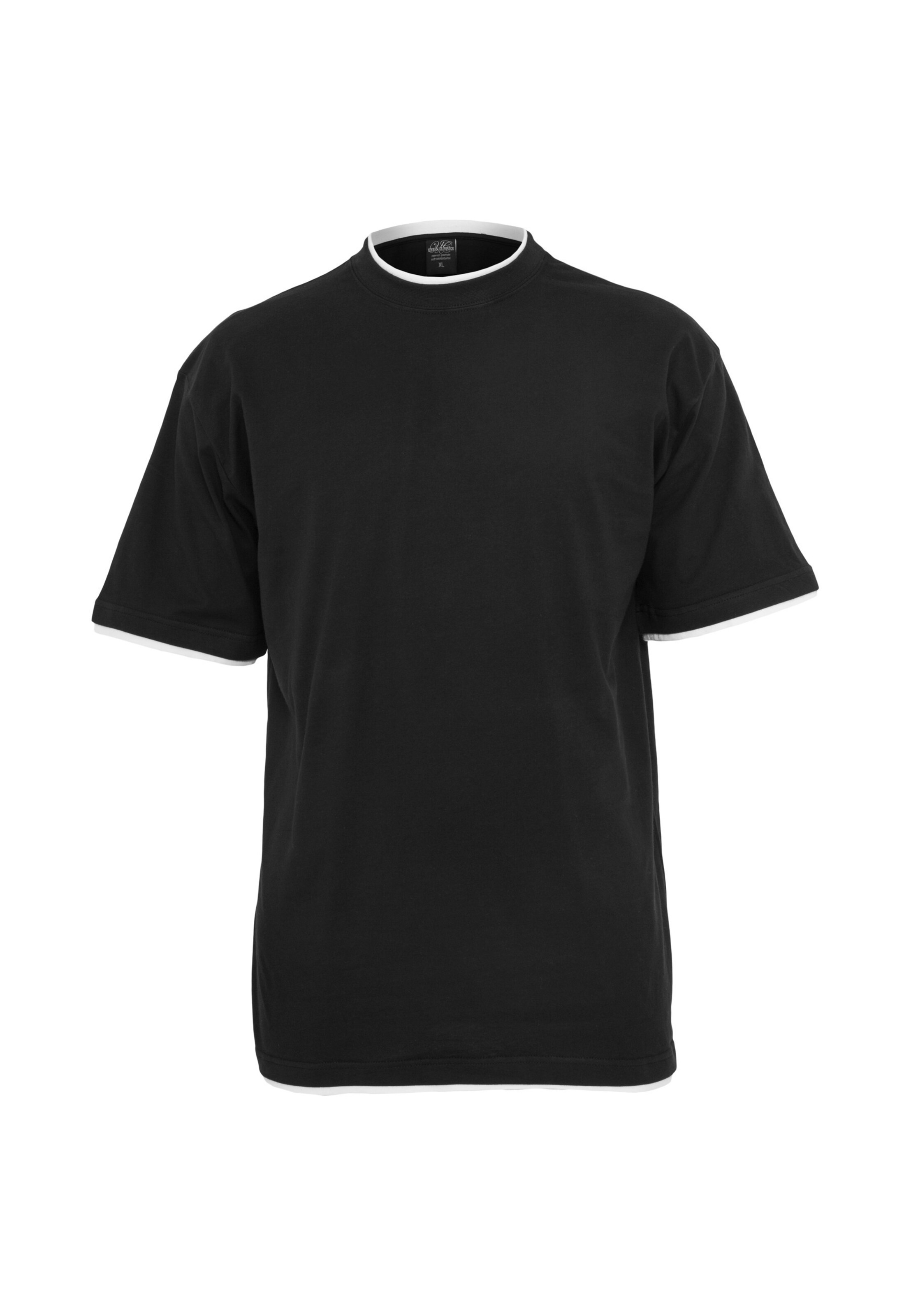 Urban Classics Shirt in Schwarz: Vorderseite