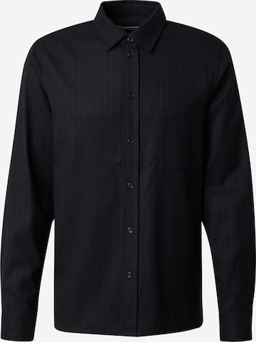 Coupe regular Chemise 'Marvin' DAN FOX APPAREL en bleu : devant