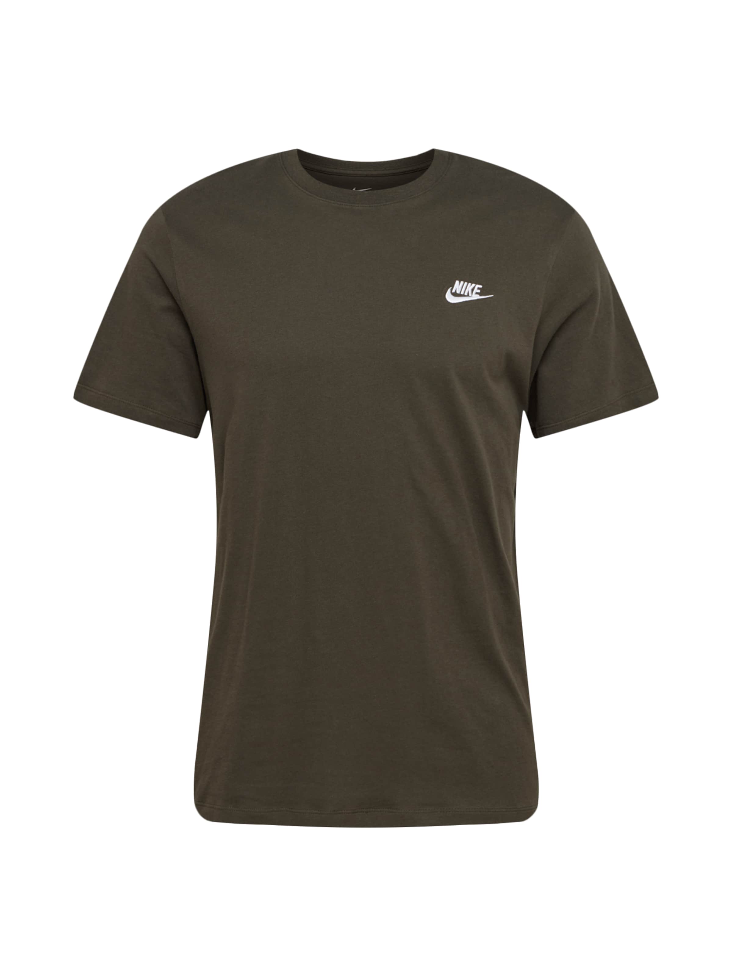 Nike Sportswear T-shirt 'Club' i grön: framsida