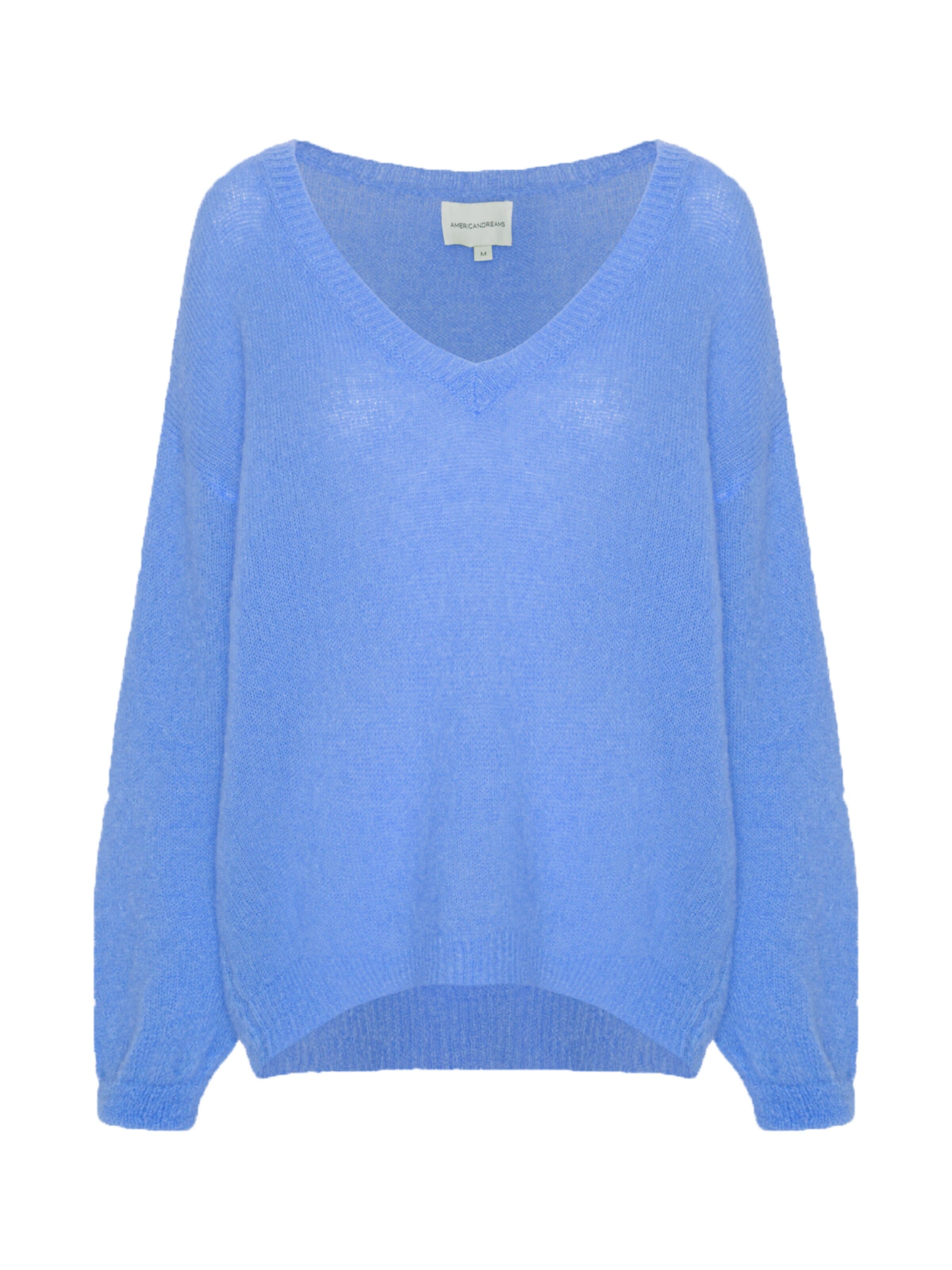 americandreams Oversizepullover 'Silja'‌‌‌‌‌ in Blau: Vorderseite