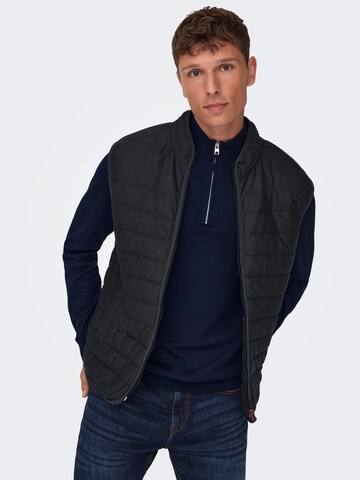 Gilet 'ELIAS' Only & Sons en bleu