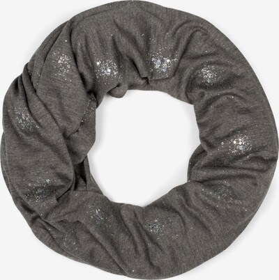 styleBREAKER Schlauchschal 'Loop Schal mit Glitzer und Pailletten Punkte' in One Size in graumeliert, Produktansicht