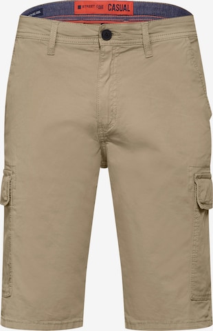 Street One MEN Regular Cargohose in Beige: predná strana