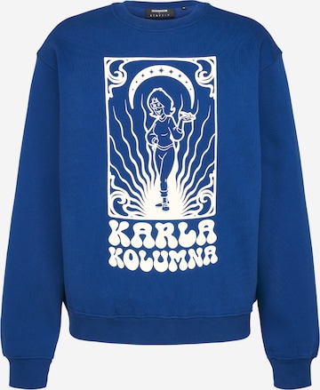 Sweat-shirt 'KARLA' ABOUT YOU x StayKid en bleu : devant