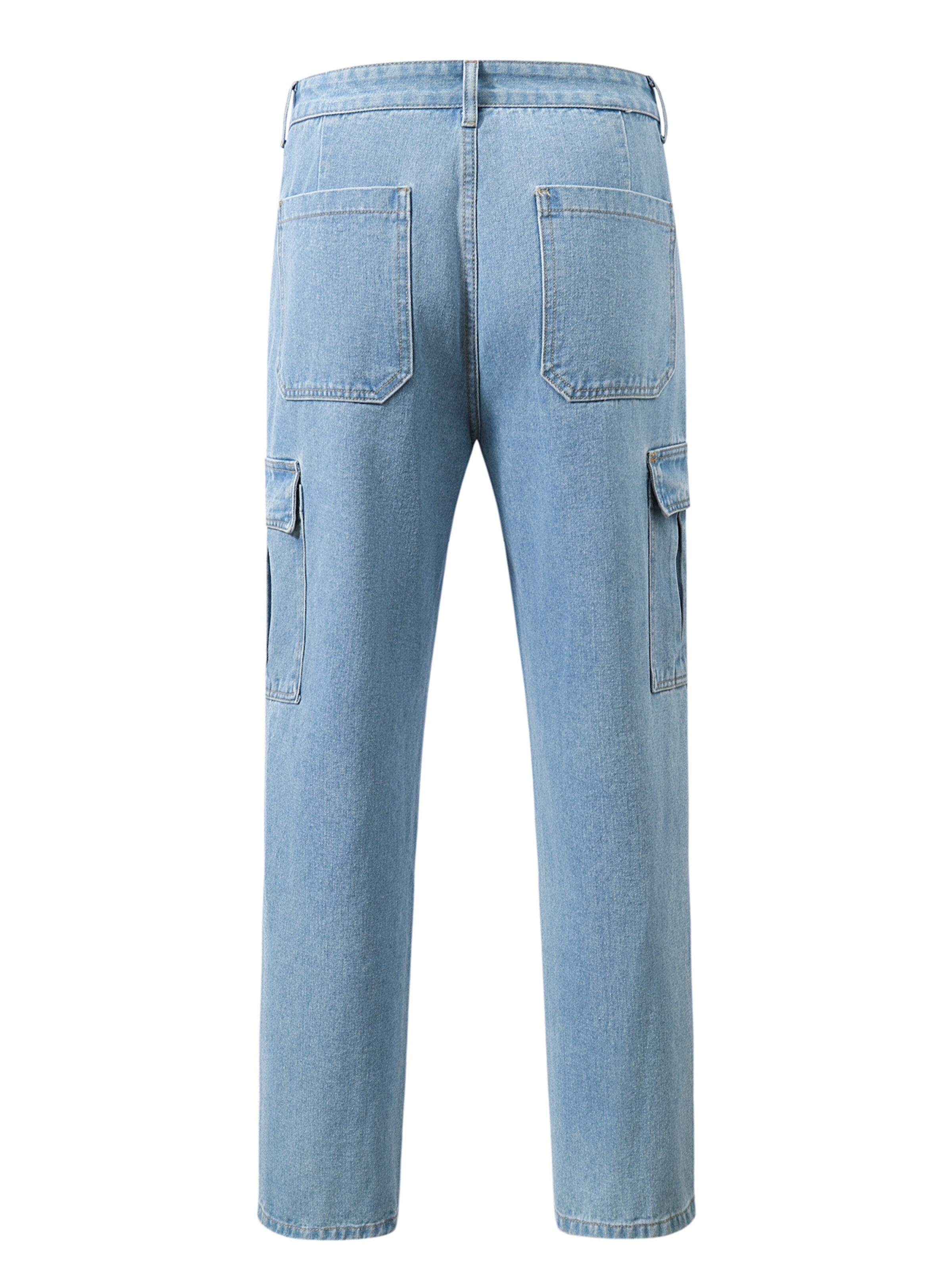 Youthup Loose fit Cargo Jeans in Blue