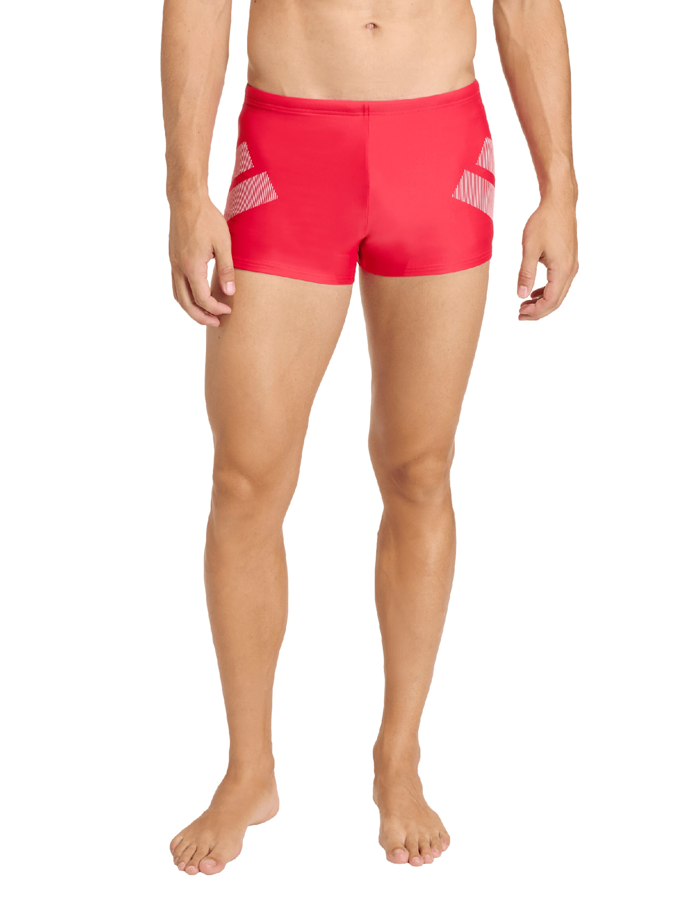 ADIDAS PERFORMANCE Sportbadeshorts 'BIG BARS' in Rot: Vorderseite