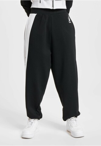 Dangerous DNGRS Tapered Trousers 'Noir' in Black: front