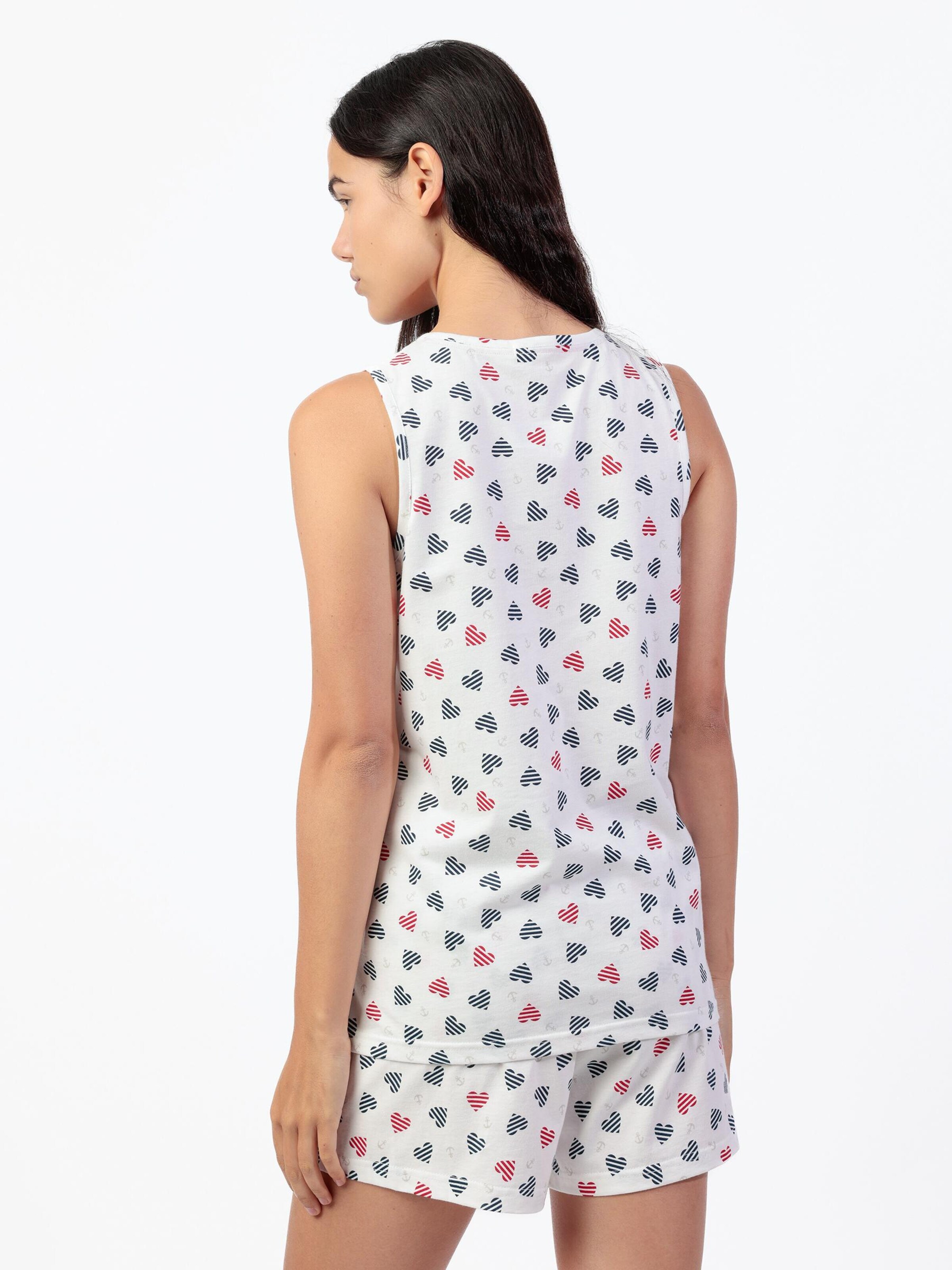 admas - Pijama 'Ocean Lover' en beige