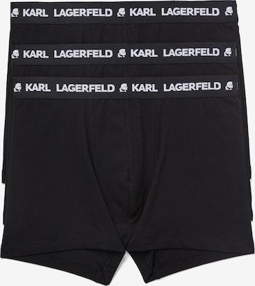 Boxers Karl Lagerfeld en noir : devant