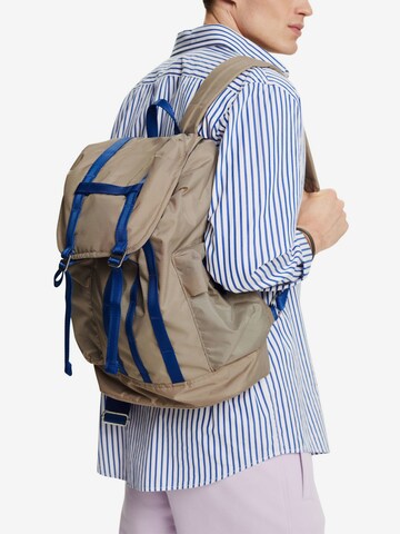 ESPRIT Backpack in Beige: front
