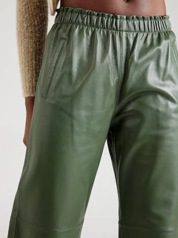OAKWOOD Lużny krój Spodnie 'URANUS' w kolorze zielony
