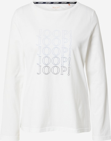 JOOP! Pajama Shirt in White: front