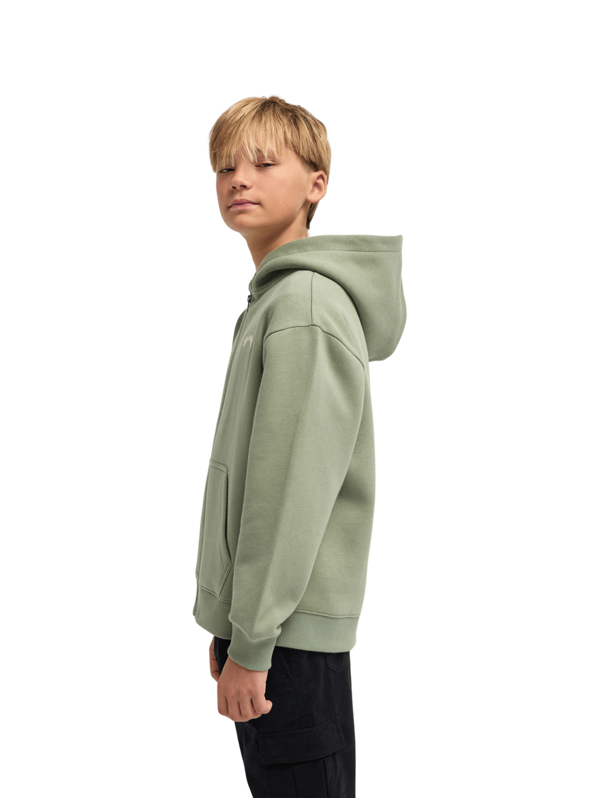 BILLABONG Zip-Up Hoodie 'Arch' in Green