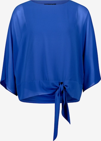Betty Barclay Chiffonbluse unifarben in Blau: Vorderseite