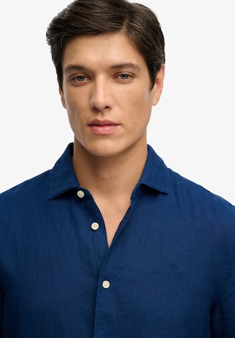 Coupe regular Chemise 'Riviera' Superdry & Co en bleu