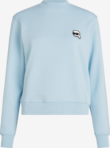 Karl Lagerfeld Sweatshirt 'Ikonik 2.0' in Blauw: voorkant
