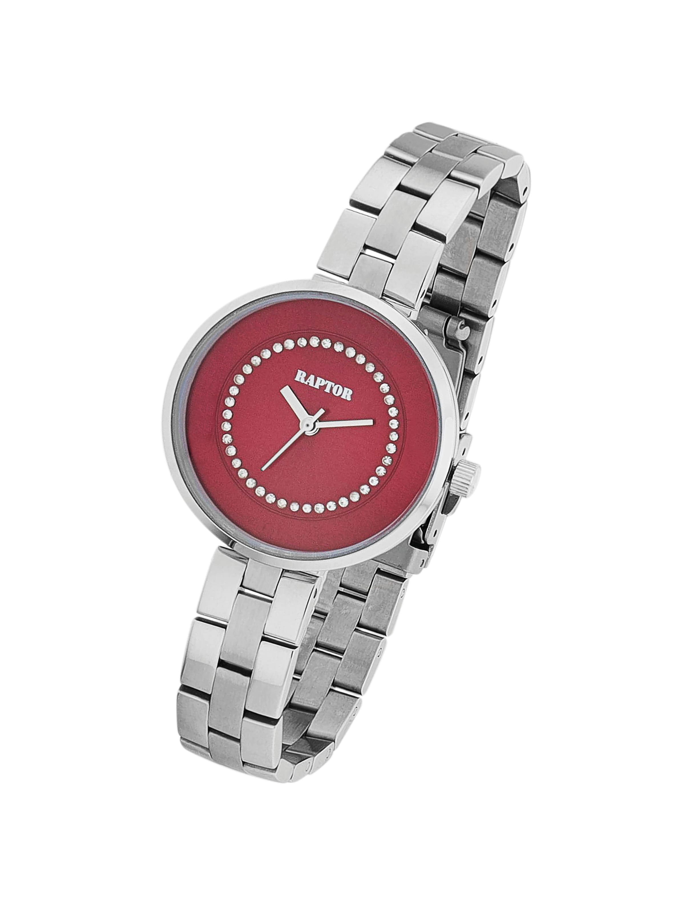 Raptor Analog Watch 'Medina, 3 ATM' in Silver: front