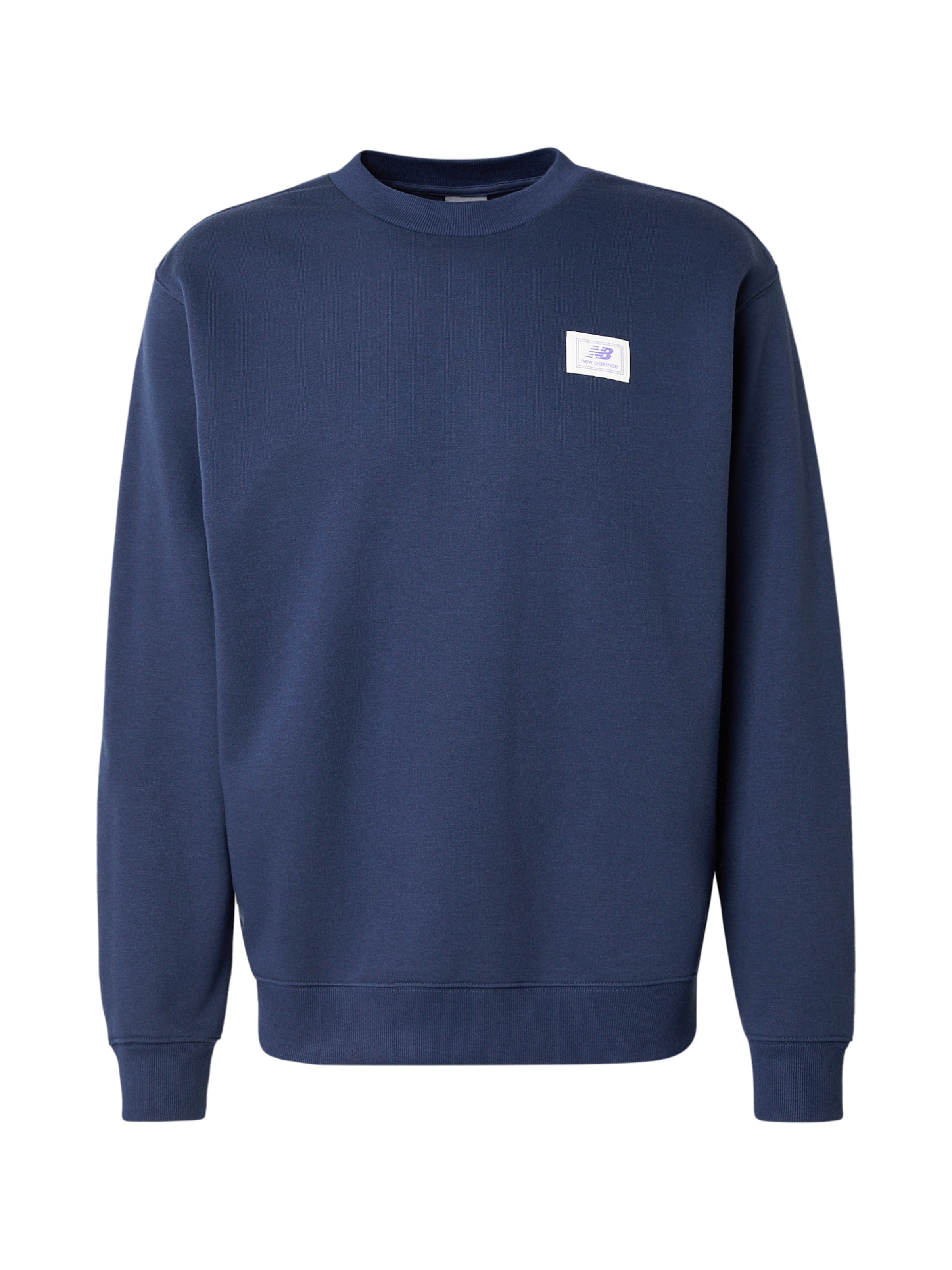 Felpa di new balance in blu: frontale