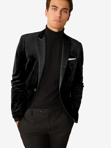 Next Regular fit Colbert in Zwart: voorkant