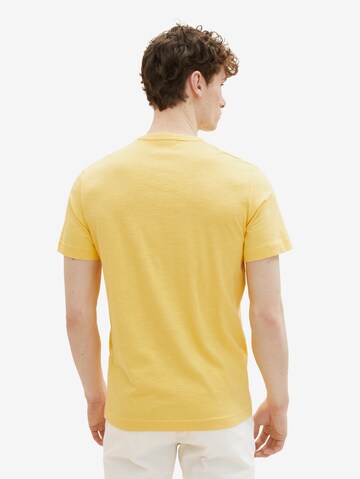 TOM TAILOR T-Shirt in Gelb
